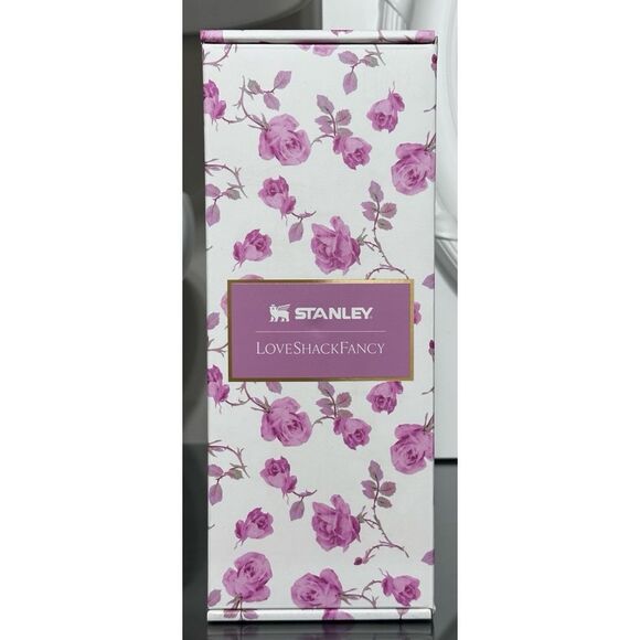 STANLEY X LOVESHACKFANCY LIMITED EDITION
20oz Slim Bottle, RIBBON ROSA - Picture 7 of 8